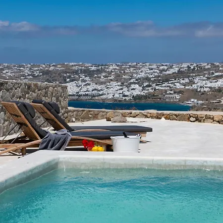 Mykonos Actor's Villa. 2 Bdrs, Private Mini-pool 别墅