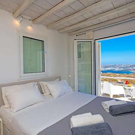 Mykonos Actors Villa 2Bdrs Private Mini- Pool Hydromassage