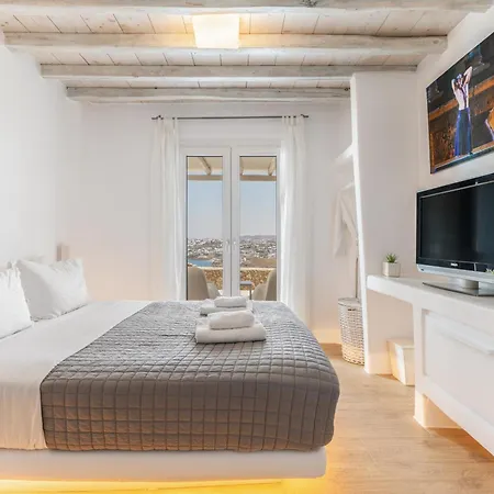 Mykonos Actors Villa 2Bdrs Private Mini- Pool Hydromassage