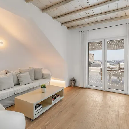 别墅 Mykonos Actor's Villa. 2 Bdrs, Private Mini-pool