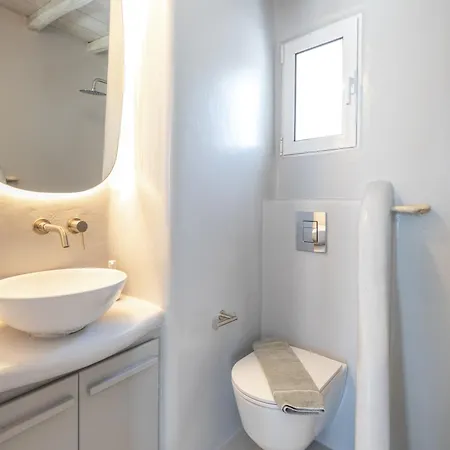 Mykonos Actors Villa 2Bdrs Private Mini- Pool Hydromassage