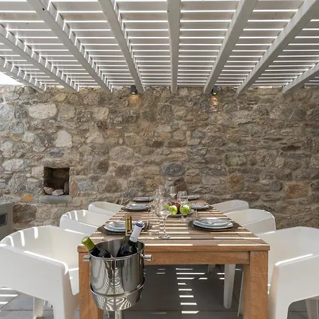 Mykonos Actors Villa 2Bdrs Private Mini- Pool Hydromassage Villa